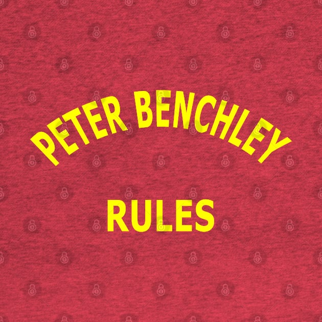 Peter Benchley Rules by Lyvershop